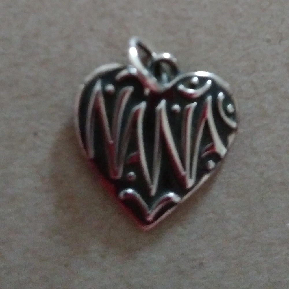 James Avery "Nana" Heart Charm